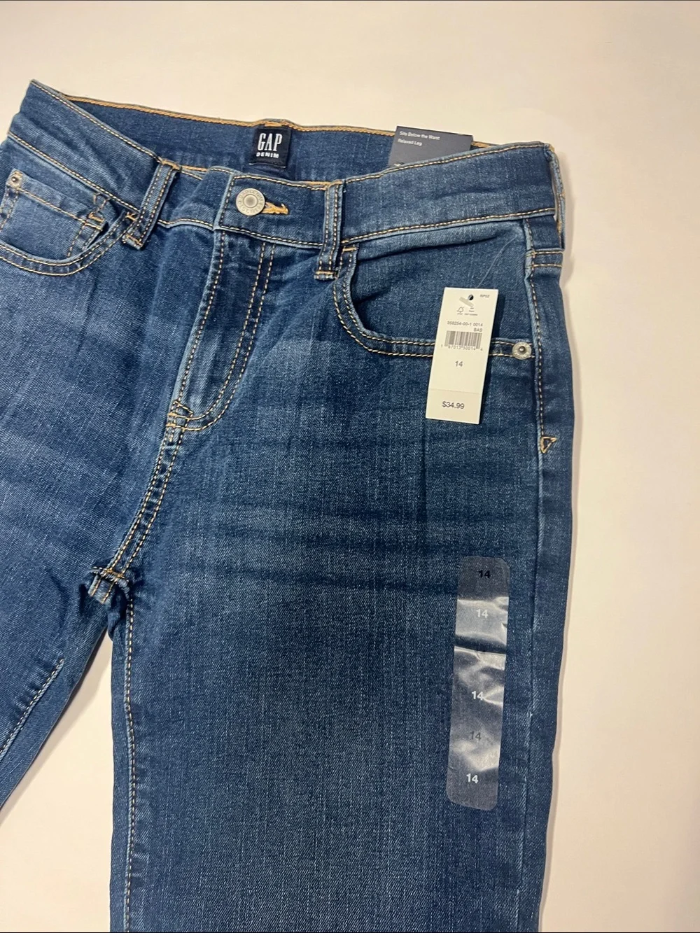 GAP Boys's Indigo Straight-Leg Jeans